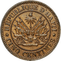 5 centimes - Haiti