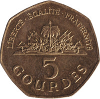 5 gourdes - Haiti