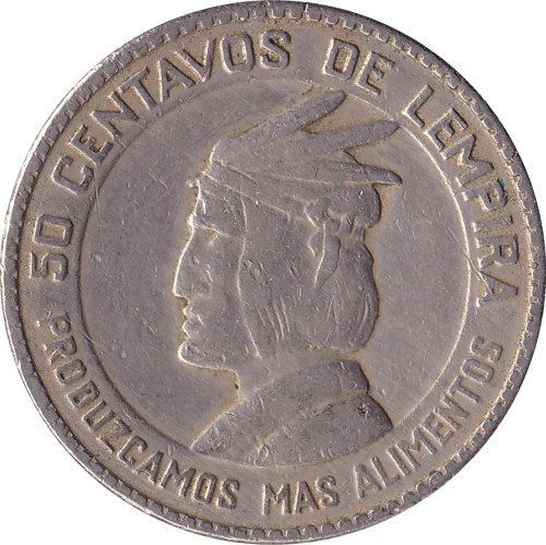 50 centavos - Honduras