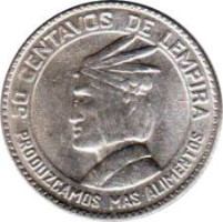 50 centavos - Honduras