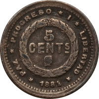 5 centavos - Honduras