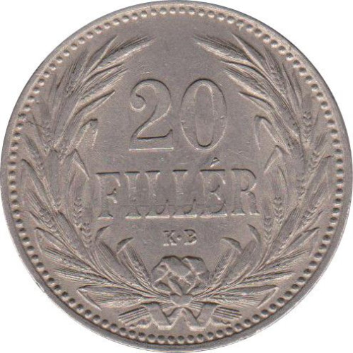 20 filler - Hongrie