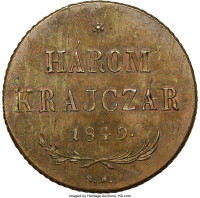 3 krajczar - Hungary