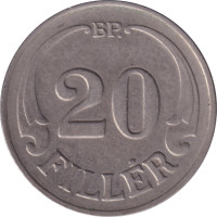 20 filler - Hongrie