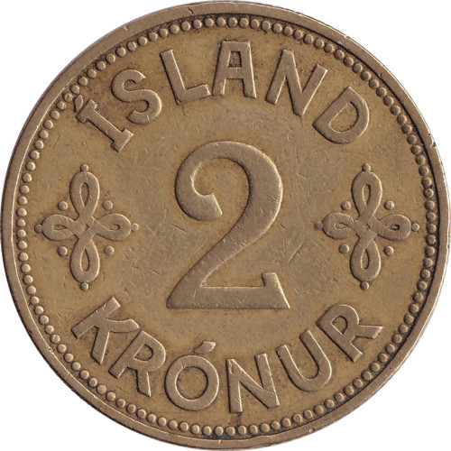 2 kronur - Islande