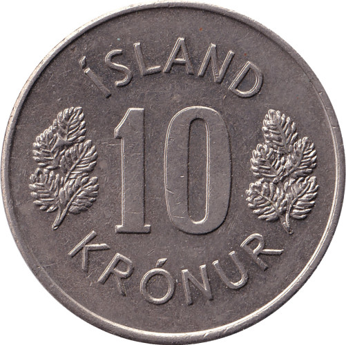 10 kronur - Islande