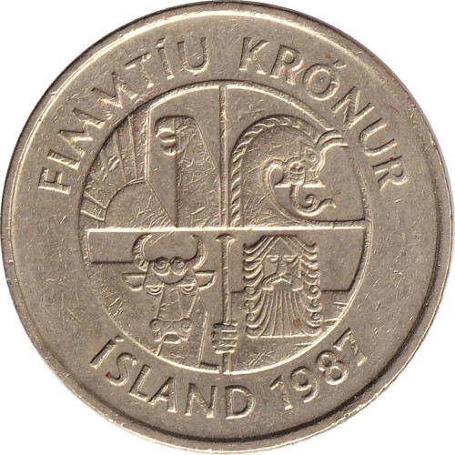 50 kronur - Islande