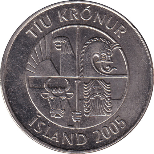 10 kronur - Islande