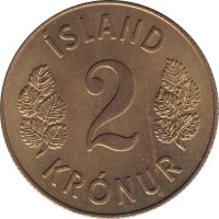 2 kronur - Iceland