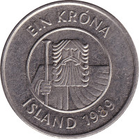 1 krona - Islande