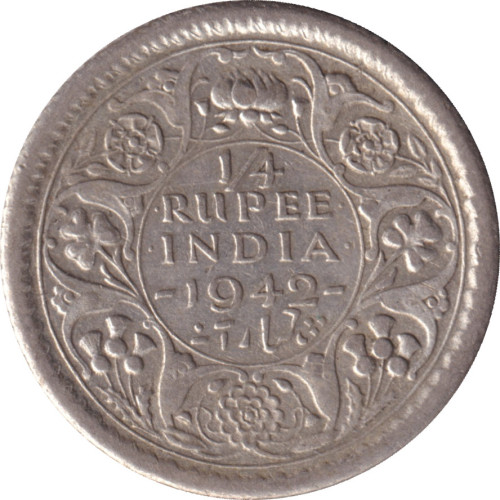 1/4 rupee - Inde