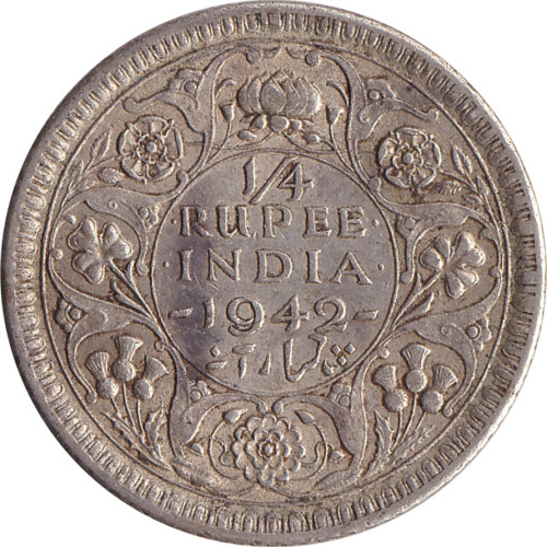 1/4 rupee - India