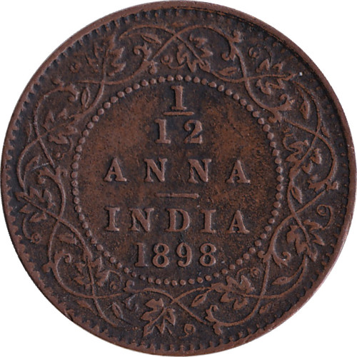 1/12 anna - India