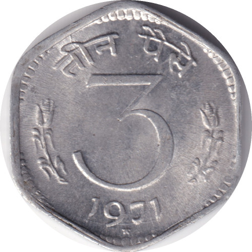 3 paise - India