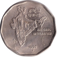 2 rupees - Inde