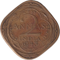 2 annas - India