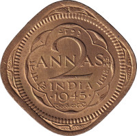 2 annas - India