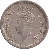 1/4 rupee - Inde