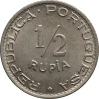 1/2 rupia - India