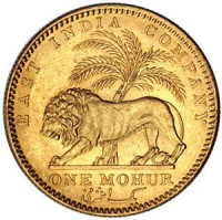 1 mohur - India