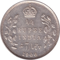 1/4 rupee - Inde