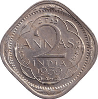 2 annas - India
