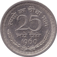 25 paise - Inde