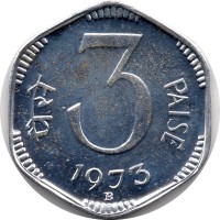 3 paise - India