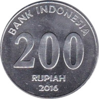 200 rupiah - Indonésie