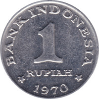 1 rupiah - Indonesia