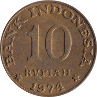 10 rupiah - Indonesia