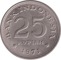 25 rupiah - Indonésie