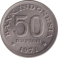 50 rupiah - Indonésie