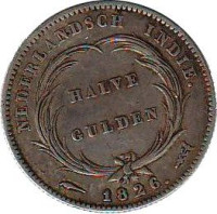 1/2 gulden - Indonésie