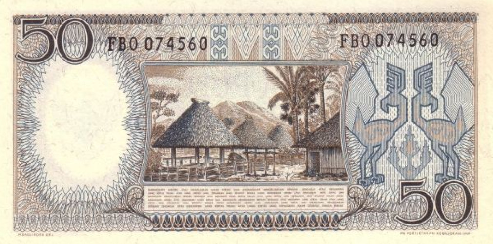 50 rupiah - Indonesia