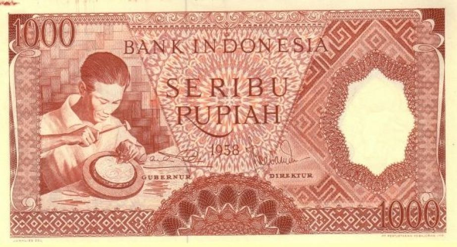 1000 rupiah - Indonésie