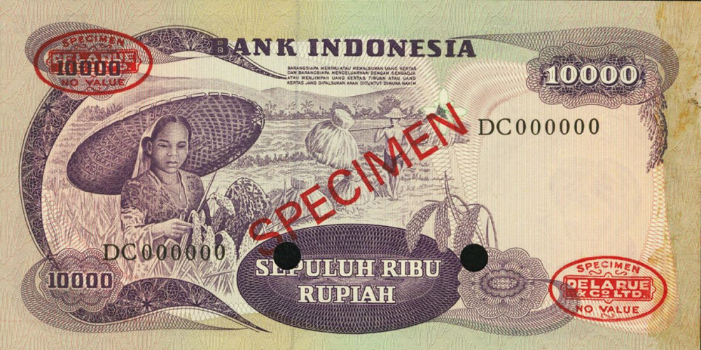 10000 rupiah - Indonesia