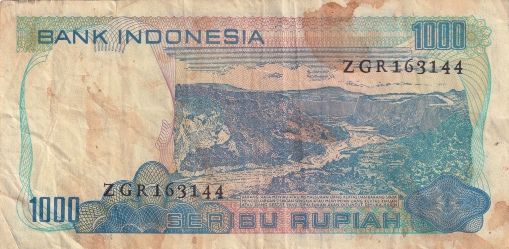 1000 rupiah - Indonesia