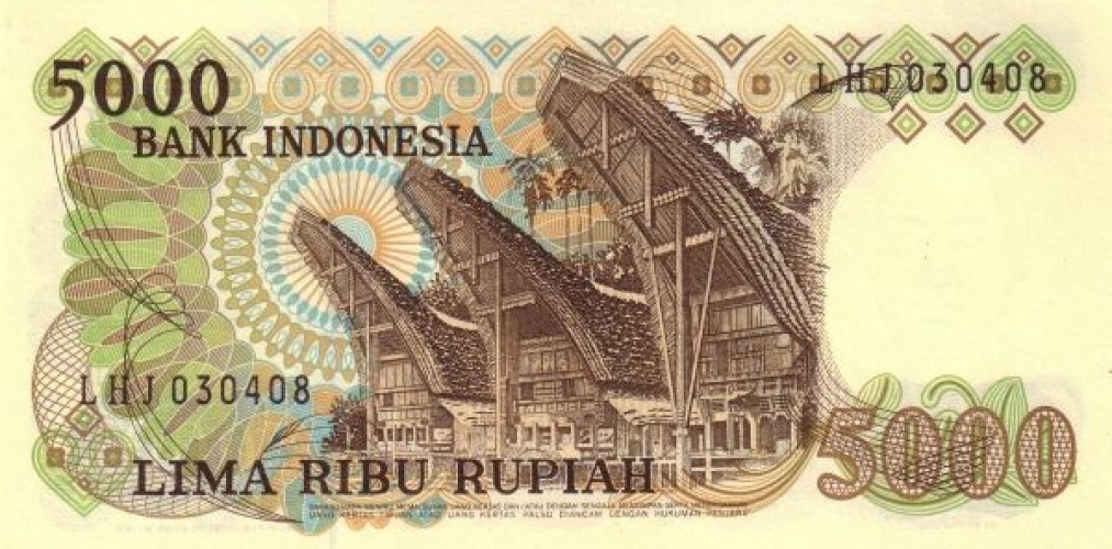 5000 rupiah - Indonesia