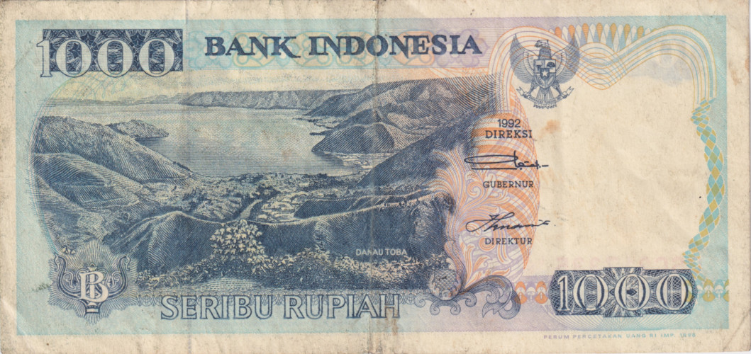 1000 rupiah - Indonésie