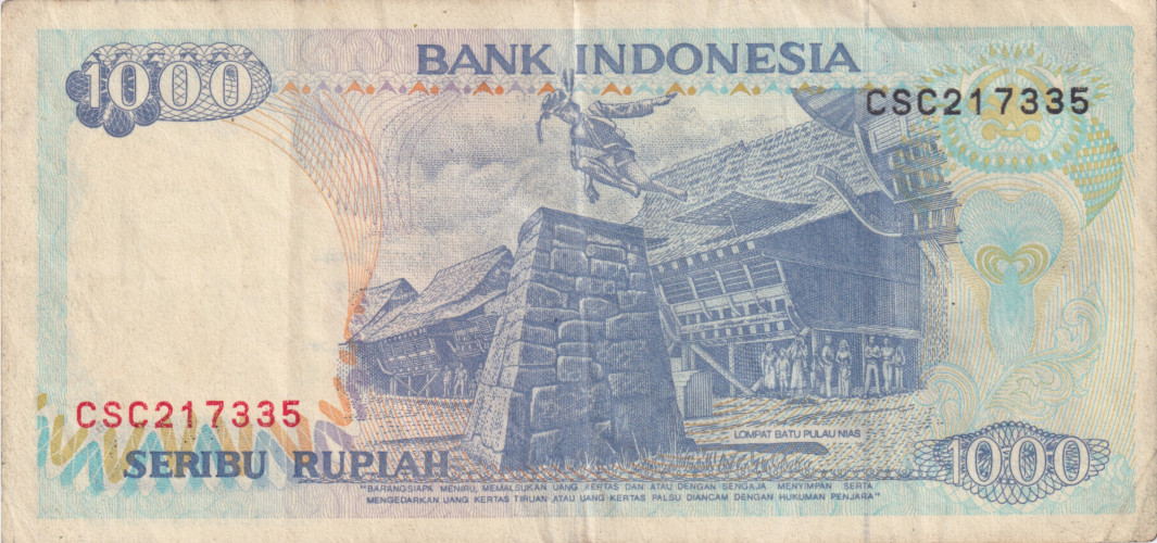 1000 rupiah - Indonesia