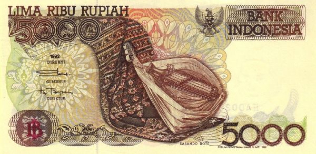 5000 rupiah - Indonesia