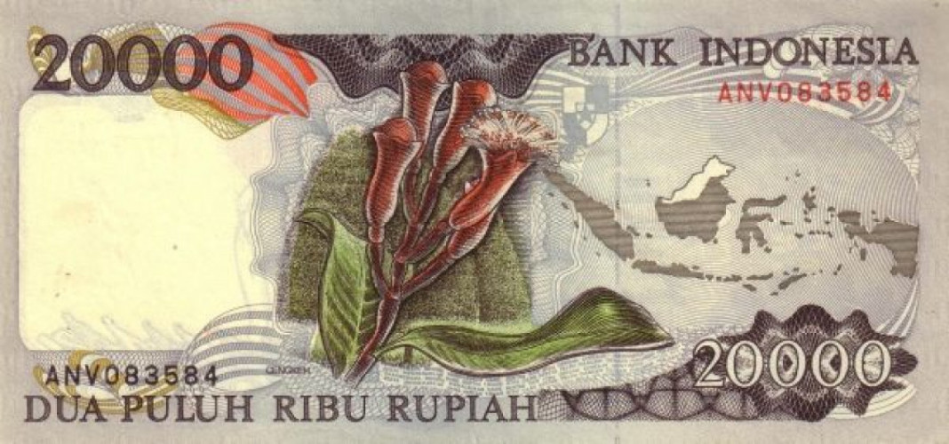 20000 rupiah - Indonésie