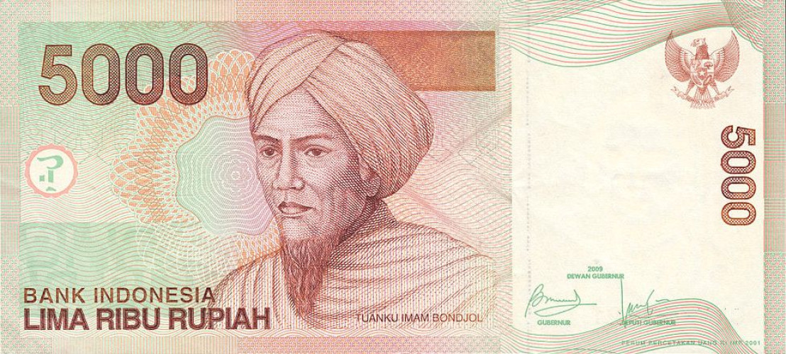 5000 rupiah - Indonesia