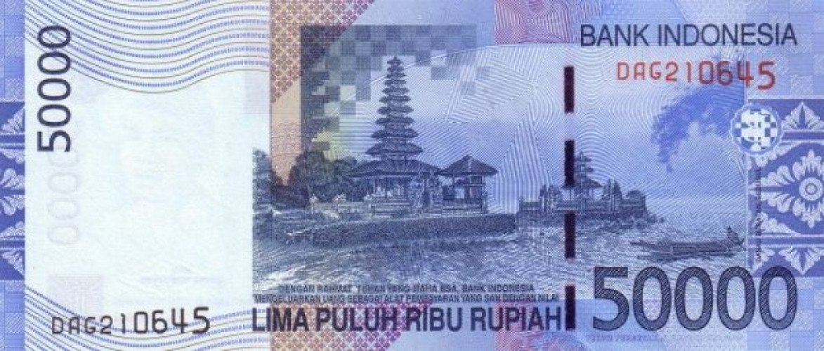 50000 rupiah - Indonésie