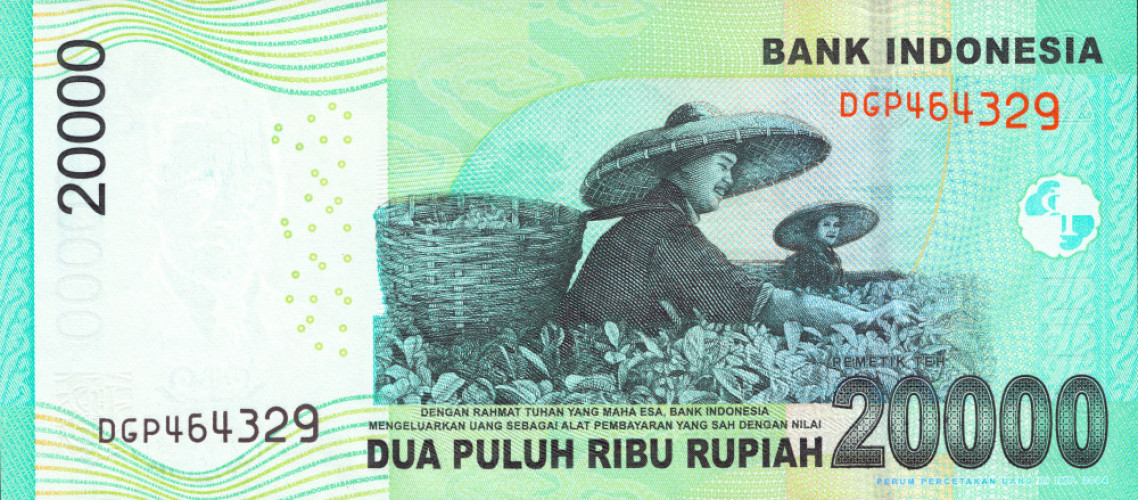 20000 rupiah - Indonesia