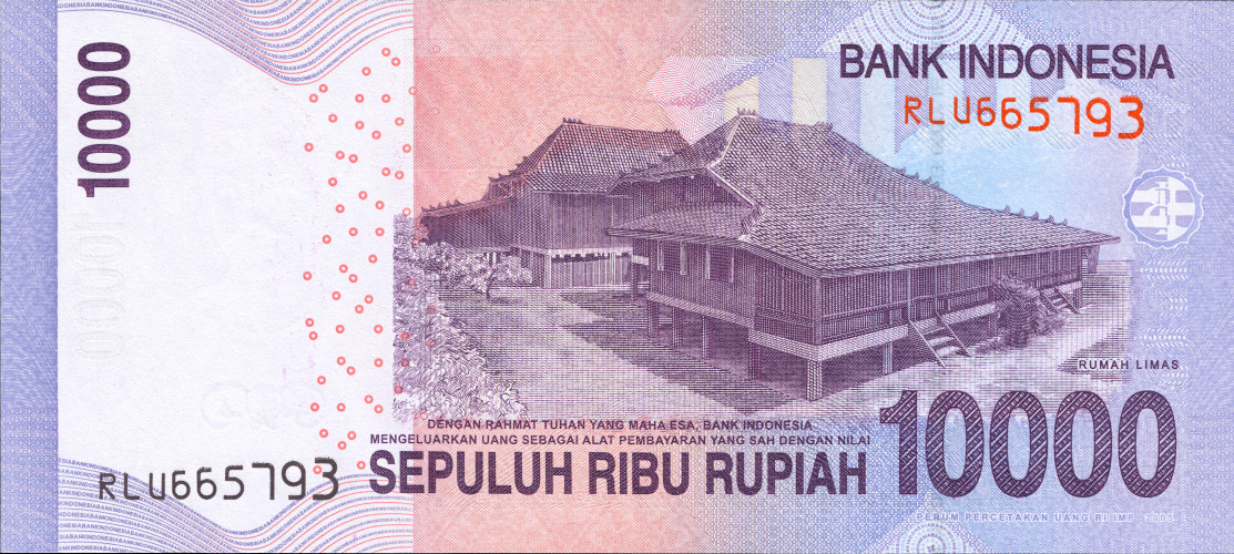 10000 rupiah - Indonesia