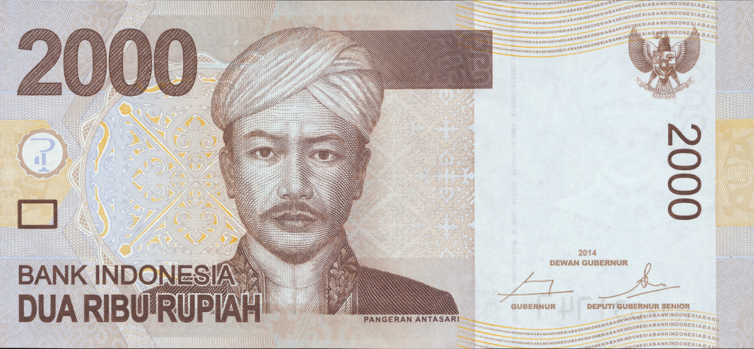 2000 rupiah - Indonesia