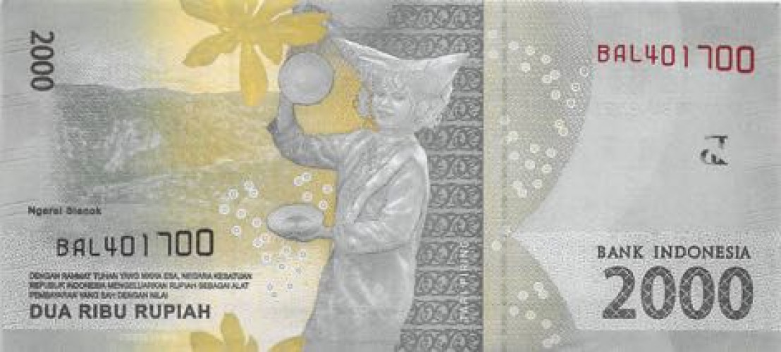 2000 rupiah - Indonésie