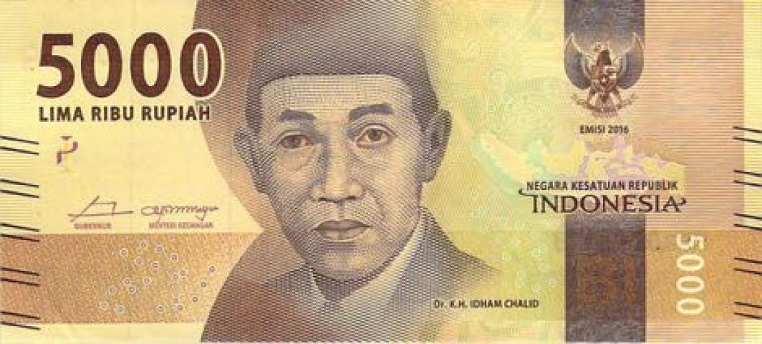 5000 rupiah - Indonésie